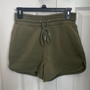 Green Sweatshorts